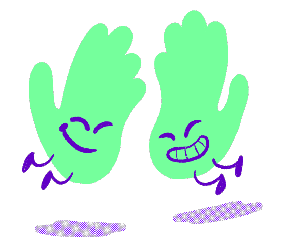 Two Signalise hands happy